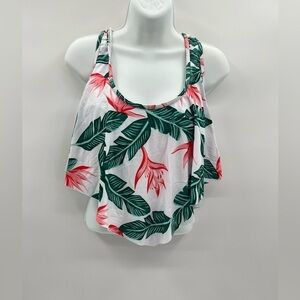 Laphee Rose Women's Ruffled Tankini Set, Size XL NWT